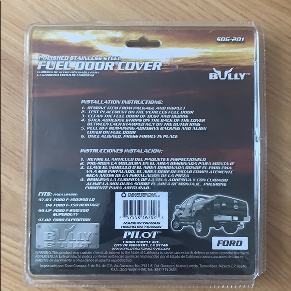 NBO ford fuel door cover! - Picture 2 of 3